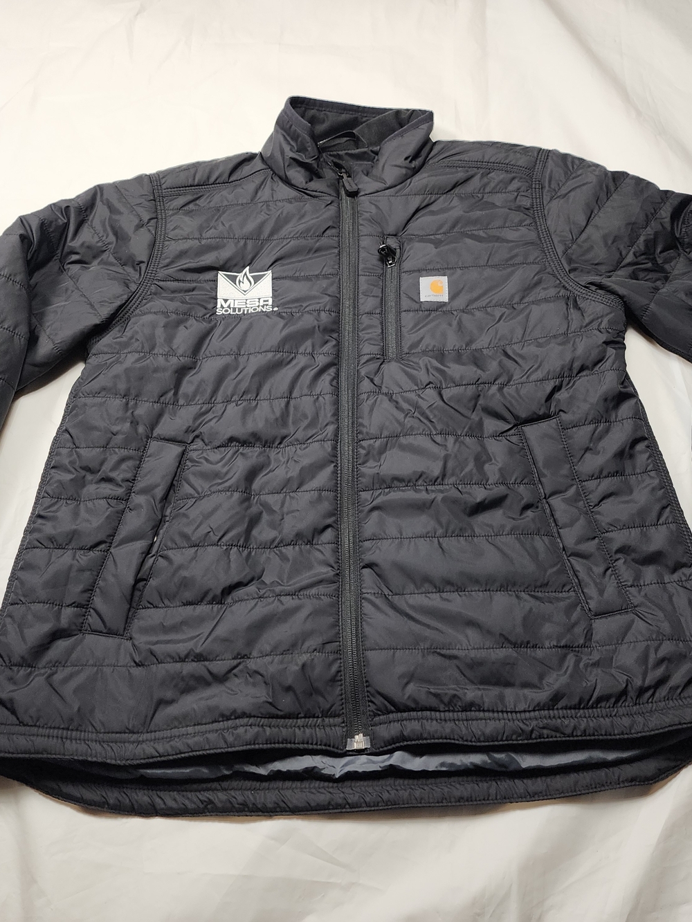 Carhartt Women's Rain Defender Black Quilted Insulated Work Jacket Large(12-14)